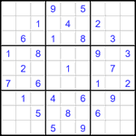 Судоку 9х9 #2795 средний
