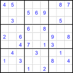 Судоку 9х9 #2796 средний