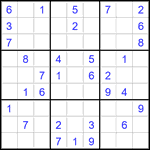 Судоку 9х9 #2797 средний