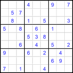 Судоку 9х9 #2799 средний