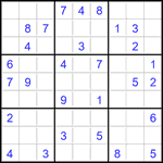 Судоку 9х9 #2800 средний