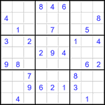 Судоку 9х9 #2802 средний