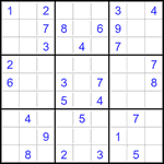 Судоку 9х9 #2804 средний