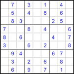 Судоку 9х9 #2806 средний