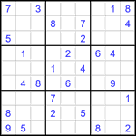 Судоку 9х9 #2809 средний