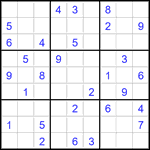 Судоку 9х9 #2810 средний