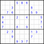 Судоку 9х9 #2812 средний