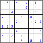 Судоку 9х9 #2813 средний