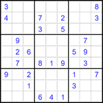 Судоку 9х9 #2815 средний