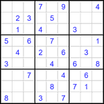 Судоку 9х9 #2817 средний