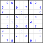 Судоку 9х9 #2819 средний