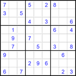 Судоку 9х9 #2798 очень трудный