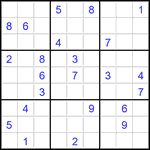 Судоку 9х9 #2803 очень трудный