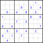 Судоку 9х9 #2815 очень трудный