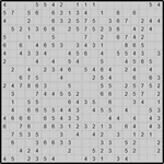 Японская мозаика #2456 “Шахматы”