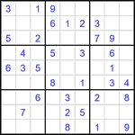 Судоку 9х9 #2852 легкий