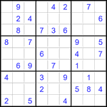 Судоку 9х9 #2855 легкий