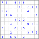 Судоку 9х9 #2858 легкий