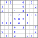 Судоку 9х9 #2861 легкий