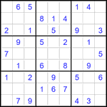 Судоку 9х9 #2865 легкий