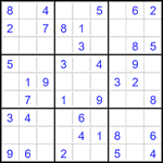 Судоку 9х9 #2867 легкий