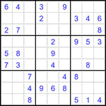Судоку 9х9 #2868 легкий