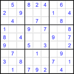 Судоку 9х9 #2869 легкий