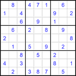 Судоку 9х9 #2870 легкий