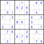 Судоку 9х9 #2872 легкий