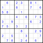 Судоку 9х9 #2873 легкий