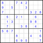 Судоку 9х9 #2874 легкий