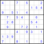 Судоку 9х9 #2878 легкий