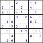 Судоку 9х9 #2880 легкий