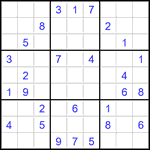 Судоку 9х9 #2829 средний