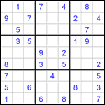 Судоку 9х9 #2833 средний