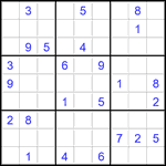 Судоку 9х9 #2834 средний