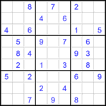 Судоку 9х9 #2839 средний