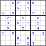 Судоку 9х9 #2843 средний