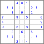 Судоку 9х9 #2846 средний