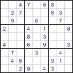 Судоку 9х9 #2850 средний