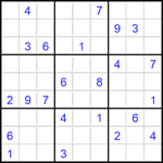 Судоку 9х9 #2842 трудный