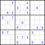 Судоку 9х9 #2823 очень трудный