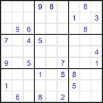 Судоку 9х9 #2837 очень трудный