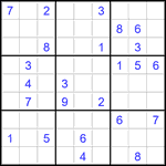 Судоку 9х9 #2842 очень трудный