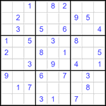 Судоку 9х9 #2881 легкий