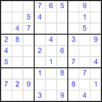 Судоку 9х9 #2883 легкий