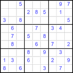 Судоку 9х9 #2884 легкий