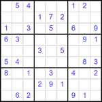 Судоку 9х9 #2886 легкий