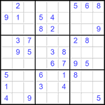 Судоку 9х9 #2887 легкий