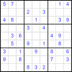 Судоку 9х9 #2888 легкий